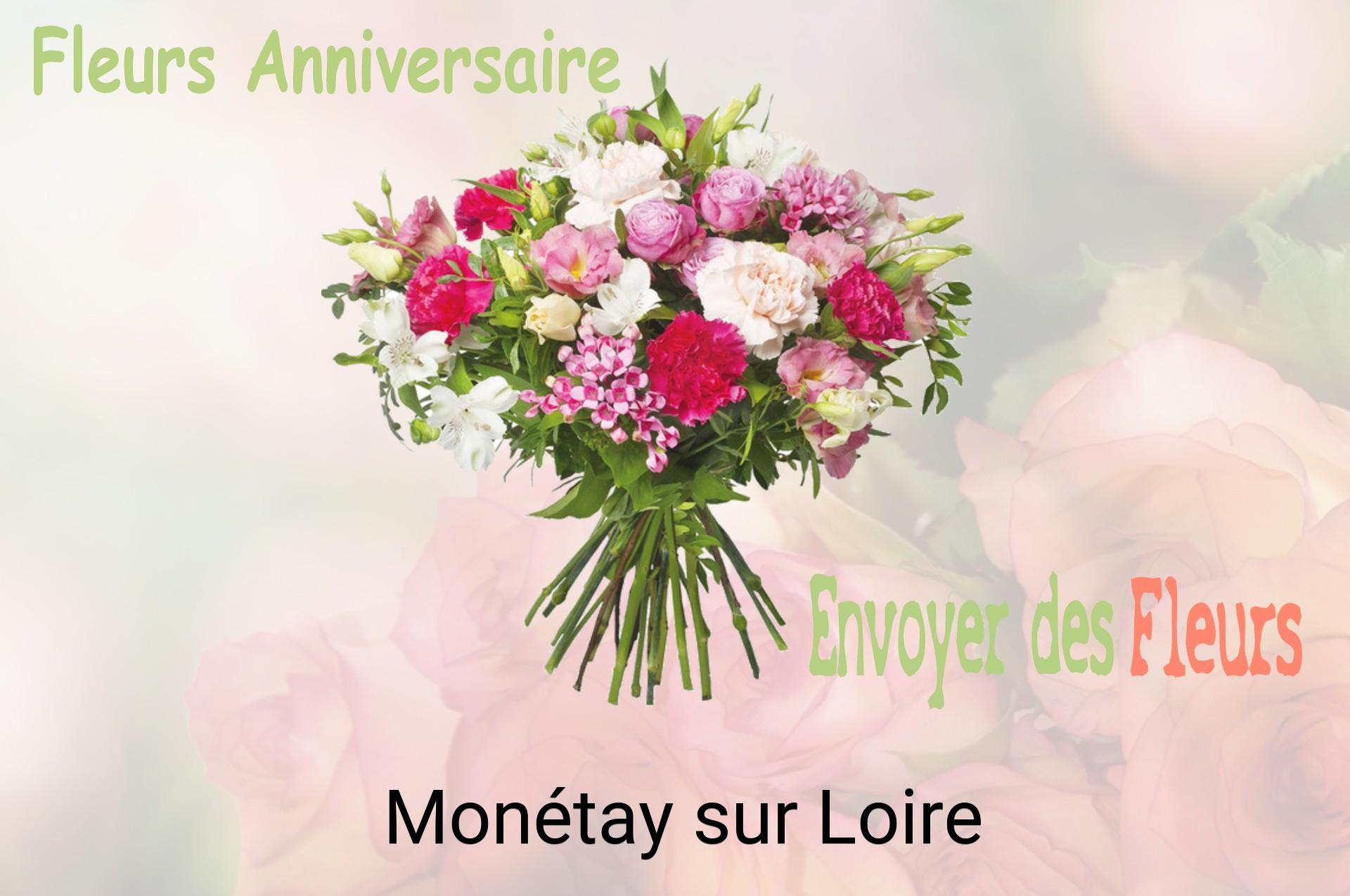 Bouquet de fleurs d’anniversaire livré à Monétay-sur-Loire